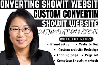 design or customize your showit website or template with SEO