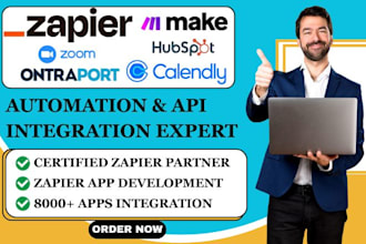 setup calendly zoom ontraport hubspot zapier make com n8n ai automation expert