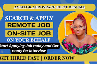 search and apply aviator aerospace pilot job application resume writing CV edit