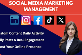 manage and grow your facebook instagram tiktok and linkedin account
