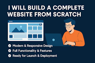 create full stack web applications with fast delivery