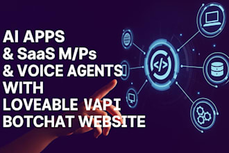 ai website saas mvps and voice agents with loveable lovable vapi botchat website