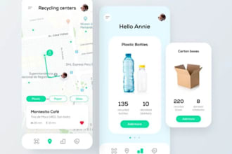 develop handyman app, waste management, recycling app, garbage bin, laundry app