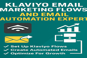 setup your klaviyo email marketing flows and email marketing automation growth
