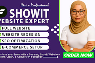 design, redesign, or customize your showit website or template