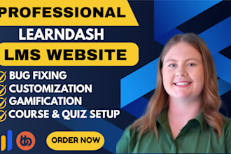 create elearning wordpress lms website design membership website development