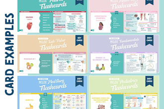 nursing study guide flash cards