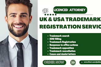 do professional UK and USA trademark registration service