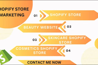 do skincare shopify store marketing beauty website cosmetic shopify store