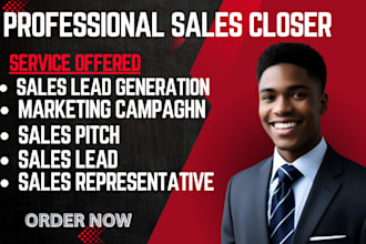 be your professional sales closer to convert leads into paying clients
