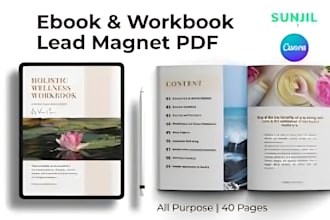design ebooks, lead magnets, workbooks, and canva freebies or templates