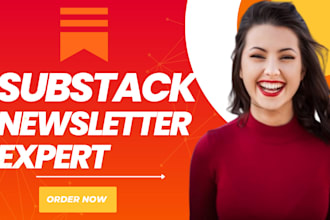 design setup substack newsletter, migrate newsletter to substack, design website