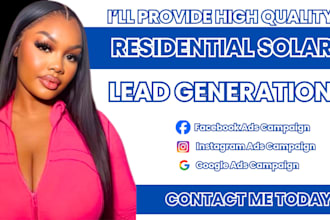 residential solar lead residential solar facebook ads solar google ads video ads