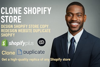 clone shopify store design shopify store copy redesign website duplicate shopify