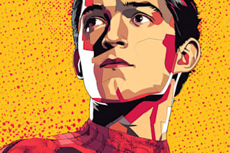 make you into superhero pop art or cartoon character