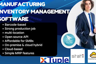 setup manufacturing inventory management software inventorycloud statii xtuple
