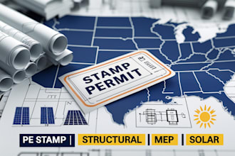 provide solar, industrial, commercial structural plans and pe stamp for all US