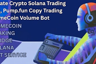 build a solana memecoin volume bot and solana trading bot