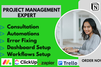 setup manage monday com taskade asana trello notion clickup smartsheet crm n8n