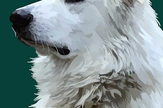 create a digital portrait that honors your beloved pet