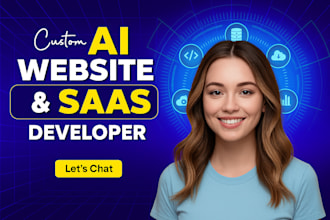 do ai website development, ai mobile app, saas app, ai chatbot, ai developer llm