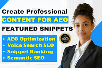 optimize your content for aeo, featured snippets, voice search, and ai engines