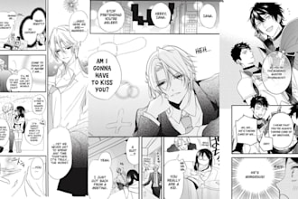 draw manga comic book anime comic page manga panel illustration as manga artist