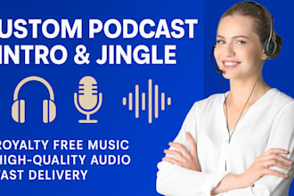 create a custom podcast intro jingle or outro with royalty free original music