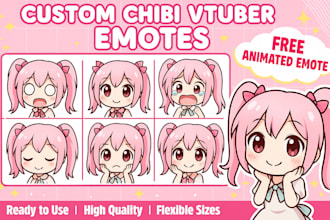 draw twitch emotes custom chibi emotes animated emotes sub badges in chibi style