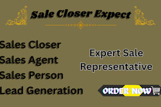 be high ticket sales closer sales representative sales agent sales person