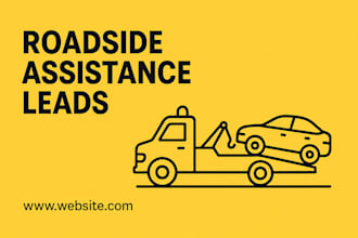 generate roadside assistance leads towing leads mechanic website roadside smm