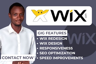 design, redesign and optimize your wix website for SEO, speed and mobile devices