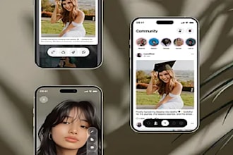 build IOS android mobile app, social chat app, dating app, live streaming app