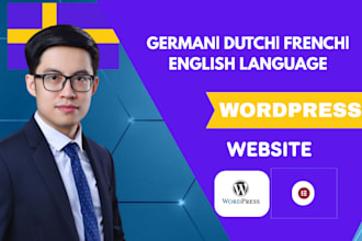 web design redesign german dutch french swedish responsive wordpress website