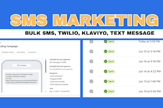 send bulk SMS marketing campaign, text message, email blast with simple texting