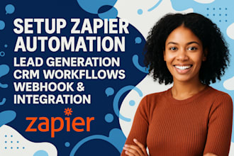 setup zapier automation lead generation CRM workflows webhook and integration