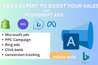 step up microsoft bing ads, manage microsoft account, PPC campaign and meta ads