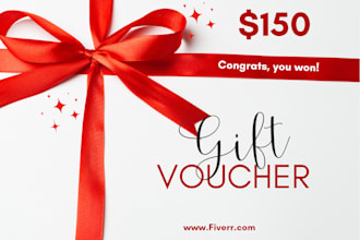 design voucher, gift certificate, coupons, postcard for you