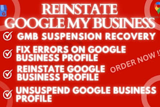 reinstate suspended google my business listing appeal gmb fix gmb recover gmb