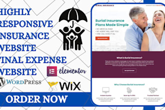design insurance website house insurance car insurance final expense website