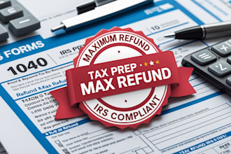 professionally prepare your US tax return for maximum refund