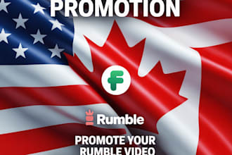increase real rumble views and subscribers from USA and canada