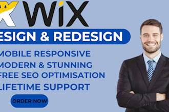 build wix website design, wix ecommerce website and wix redesign
