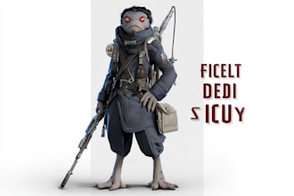 design your sci fi and star wars character