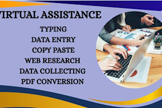 do fast data entry typing job,copy paste retype work