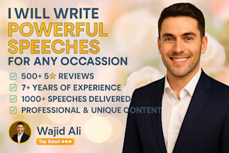 write motivated wedding speech any occasion