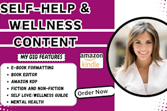 ghostwrite amazon kdp ebook self help guilde mental health fitness edit ebook