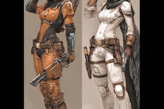 draw sci fi illustration and sci fi art for you1