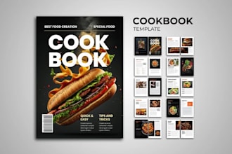 design and format a beautiful custom cookbook or recipe book