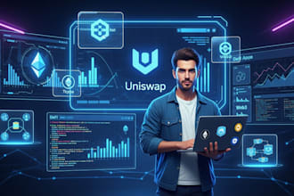 be blockchain developer for web3 dapp staking pump fun uniswap and crypto bot